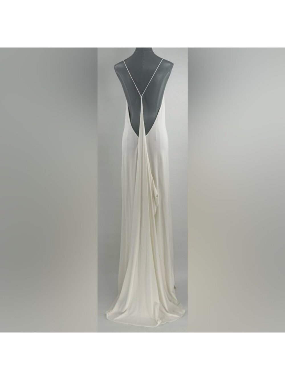🆕 RAT & BOA 🧿 NWOT Amora Back Draped Jersey Dress, White - Sz S - Picture 6 of 15